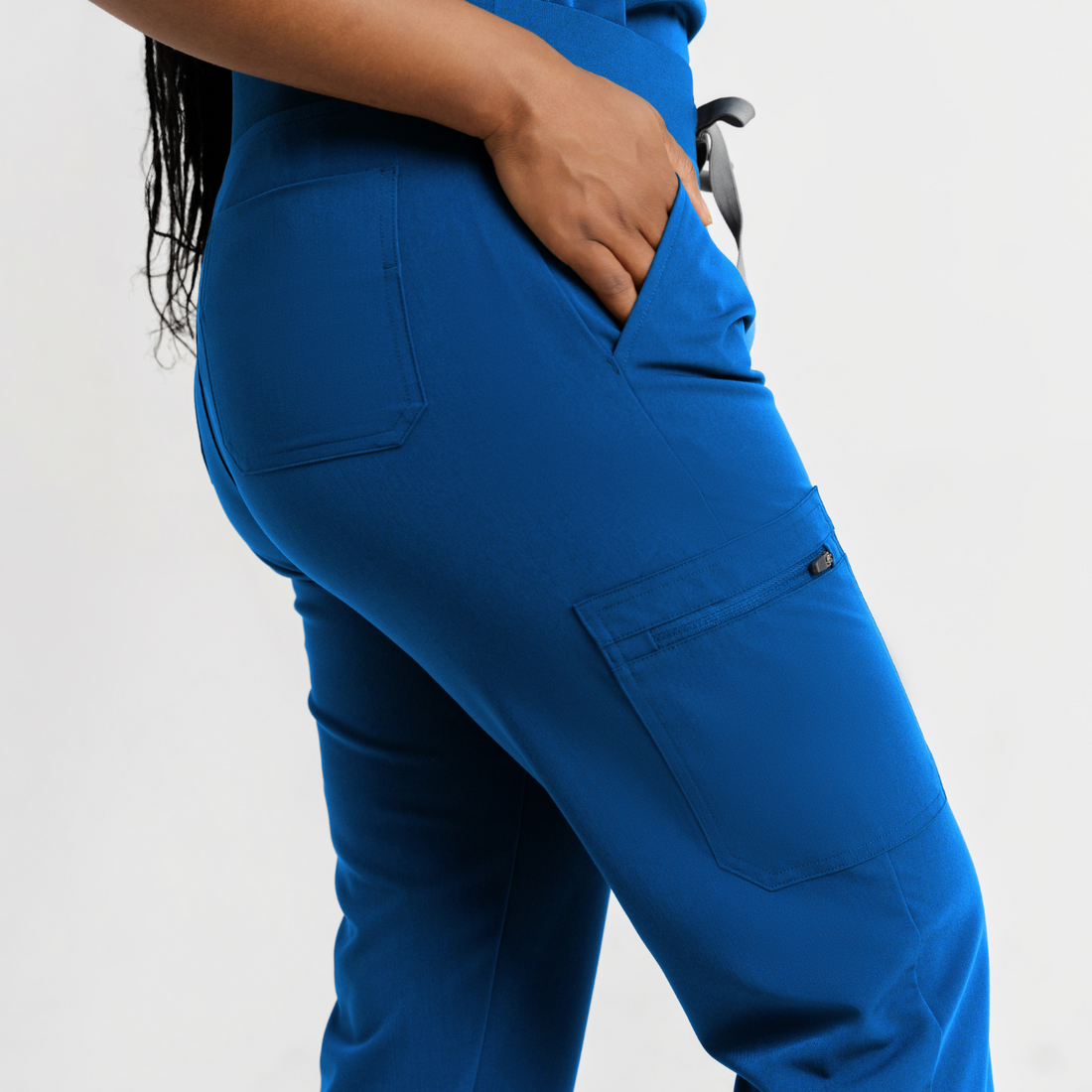 Royal Blue Yoga Waistband Women's Jogger Pants 8520